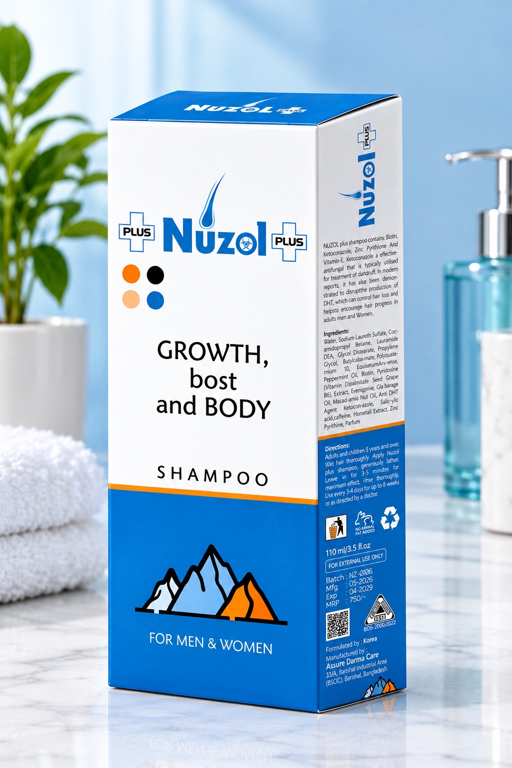 Nuzole Plus Skin Shampoo - Mactar Pharma